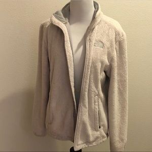 Fuzzy North face jacket
